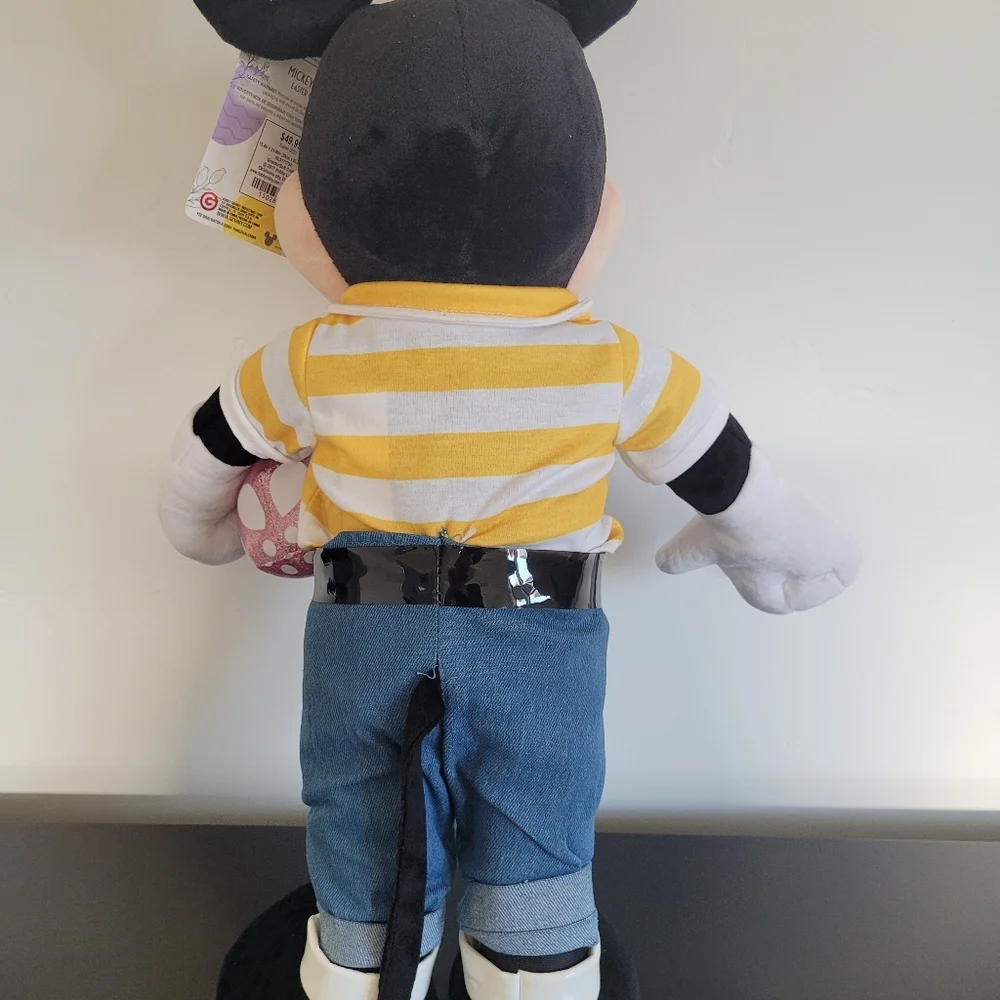 Easter Disney Mickey Mouse Door Greeter Plush NWT - Picture 3 of 5